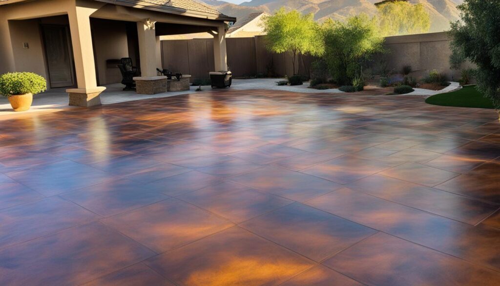 Concrete staining expertise in Bakersfield
