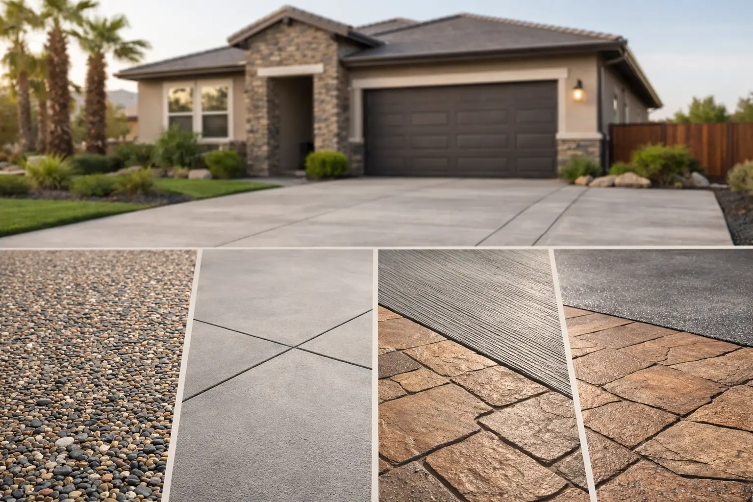 7 Best Concrete Finishes for Driveways in Bakersfield