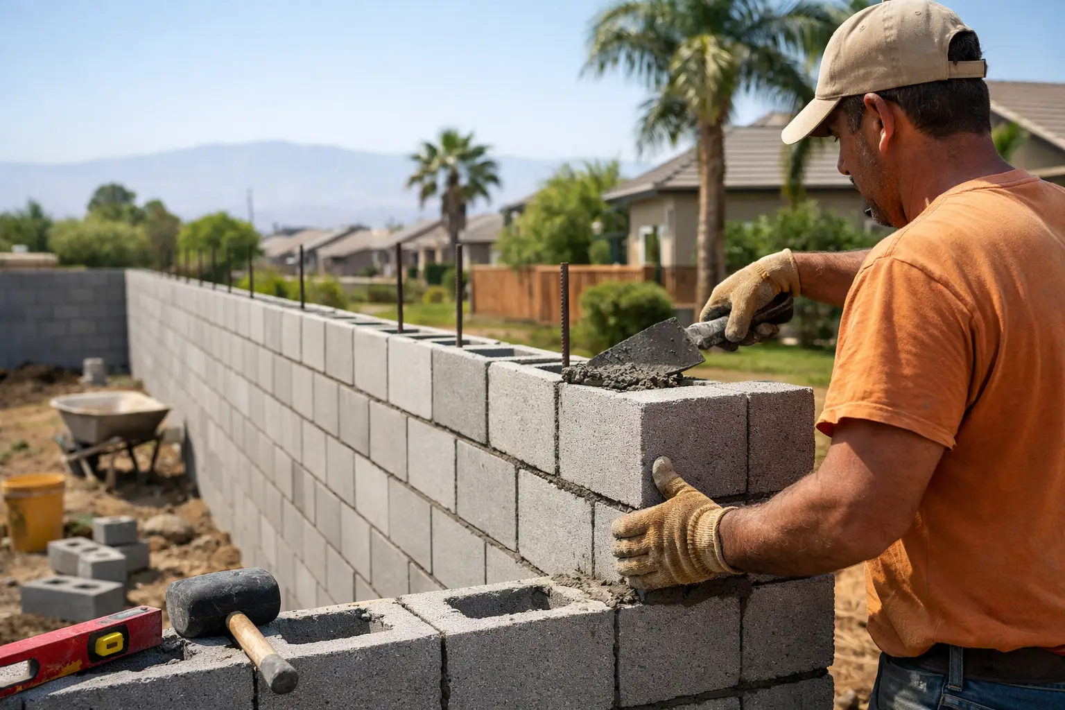 Block Wall Contractor Near Me in Bakersfield