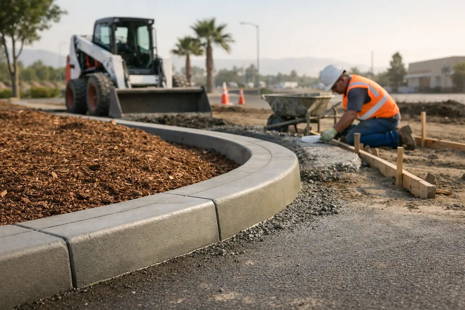 Concrete Curb Installation Service in Bakersfield