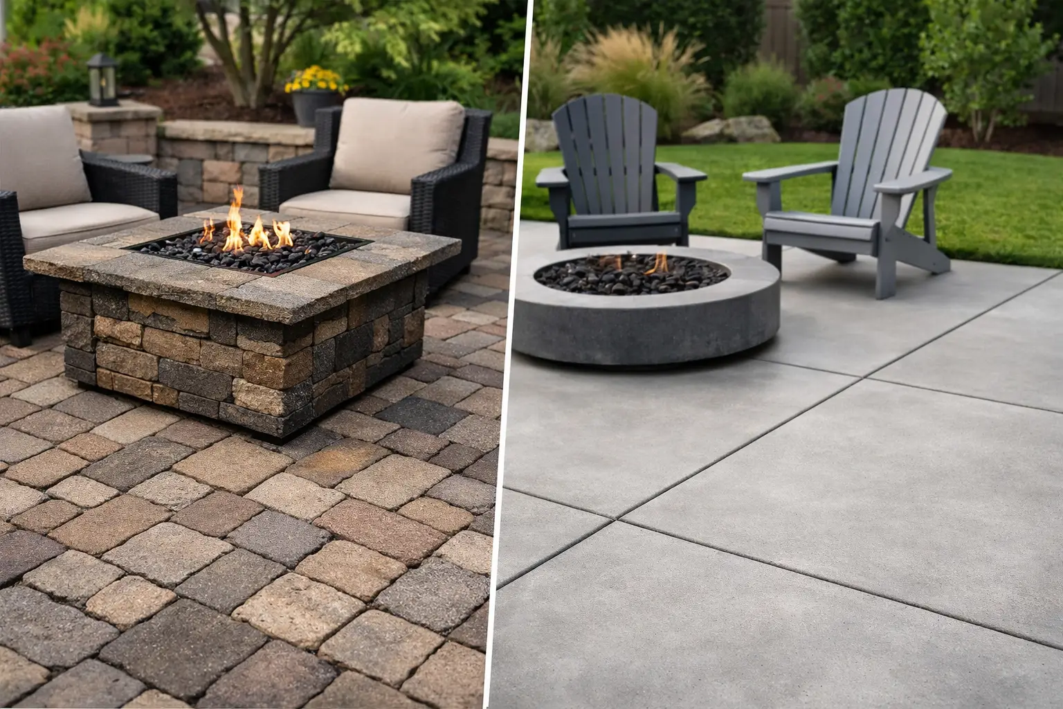 Paver Patio vs Concrete: Which Fits Your Yard?