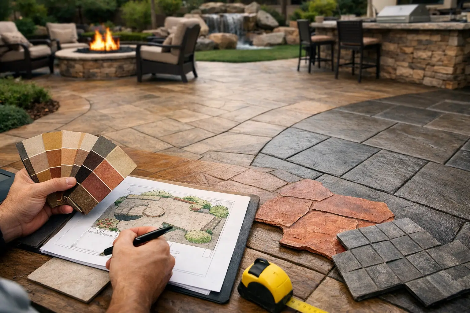 How to Design Custom Stamped Concrete in Bakersfield
