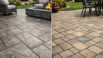 Stamped Concrete vs Pavers: Which Fits Your Yard?