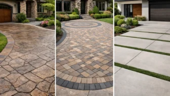 Decorative Driveway Transformation Examples