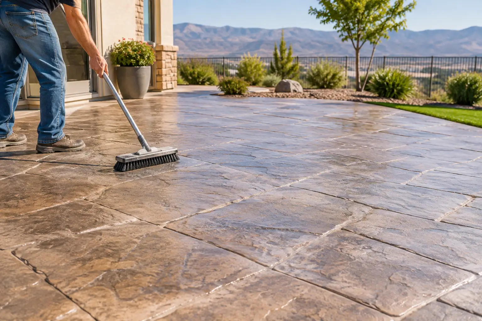 Stamped Concrete Maintenance Guide for Kern County