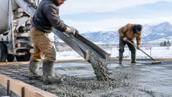 Can Concrete Be Poured in Winter? Bakersfield Tips