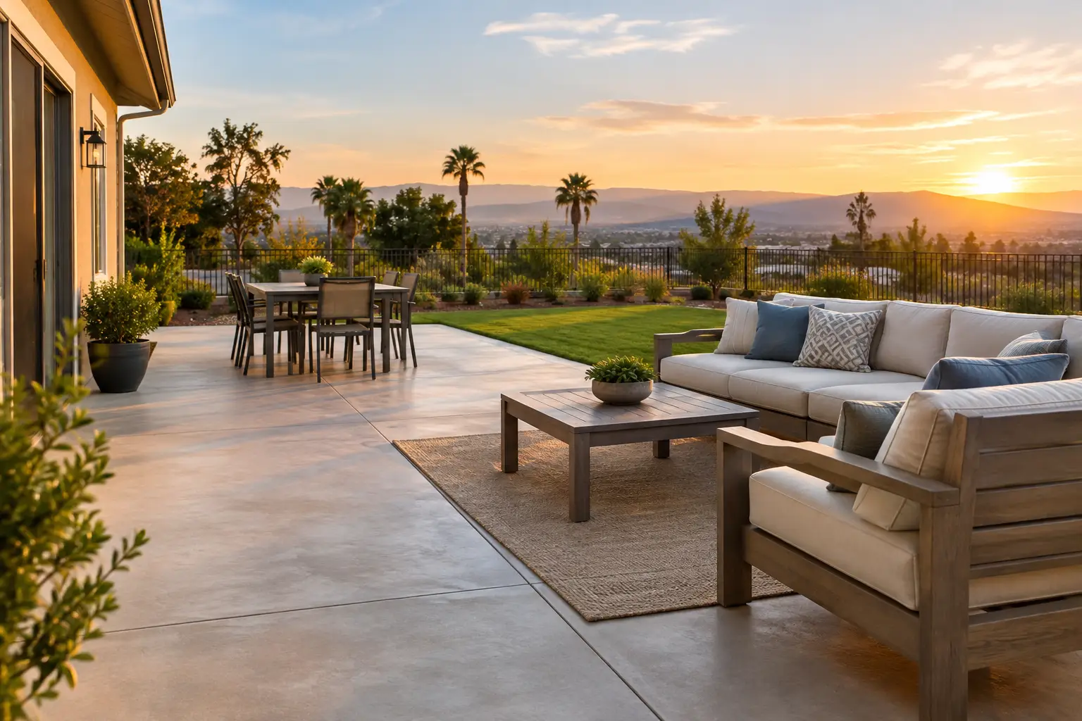 Concrete Patios Built for Bakersfield Living