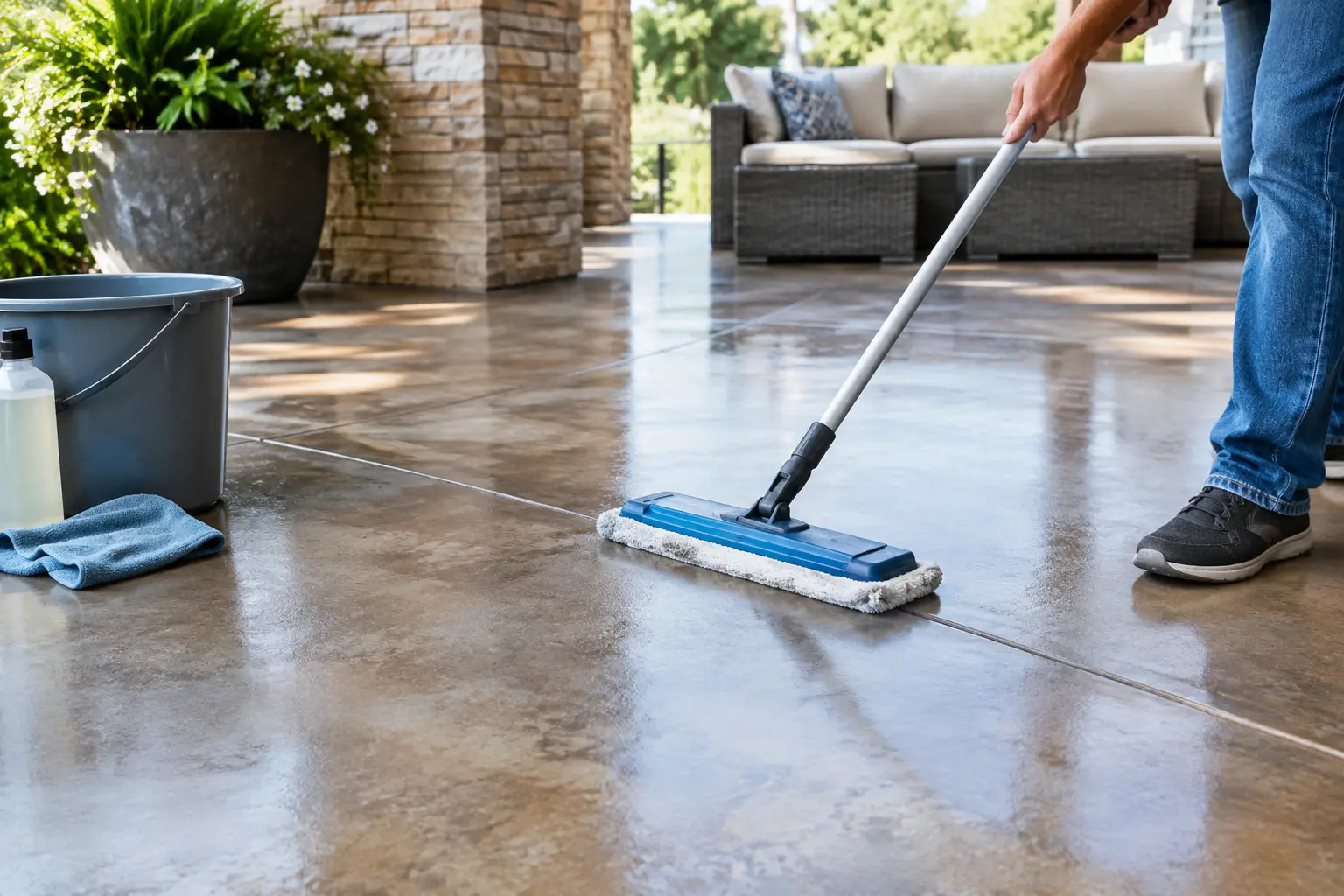 How to Maintain Decorative Concrete Surfaces Well