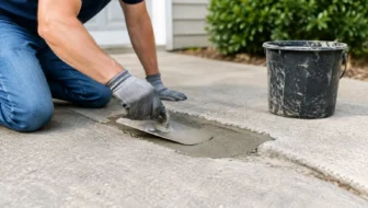 How to Repair Sunken Concrete the Right Way