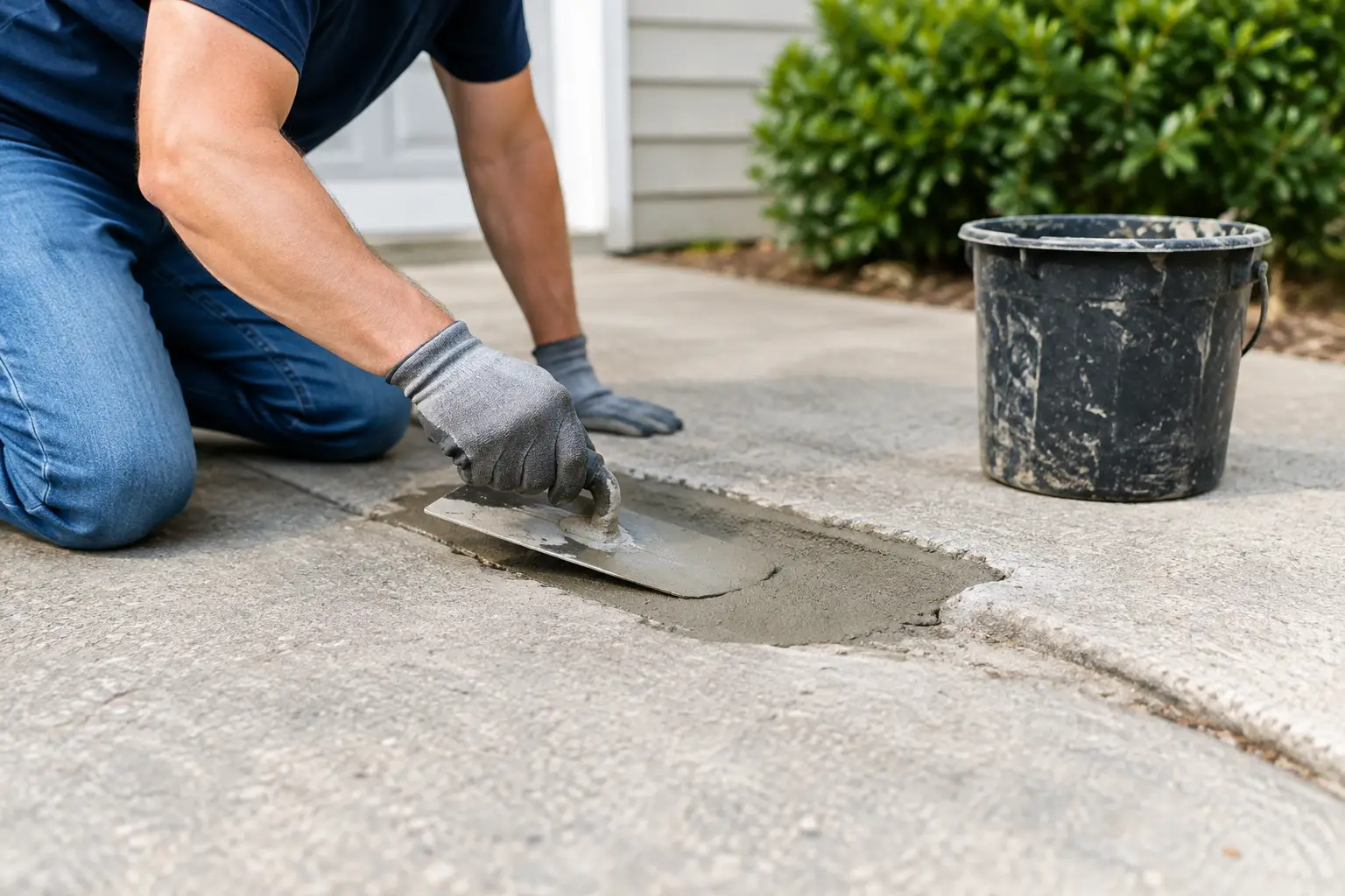 How to Repair Sunken Concrete the Right Way